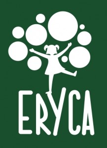 Logo ERYCA color invertido